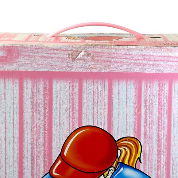 Cititoy Bashful‎ Kids Doll Brown Hair Girl Cap Floral Overalls 15" Vintage 2000 - Picture 11 of 16